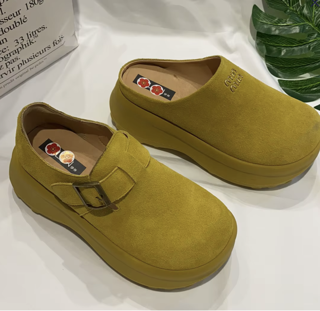 Thick Sole Lazy Clogs